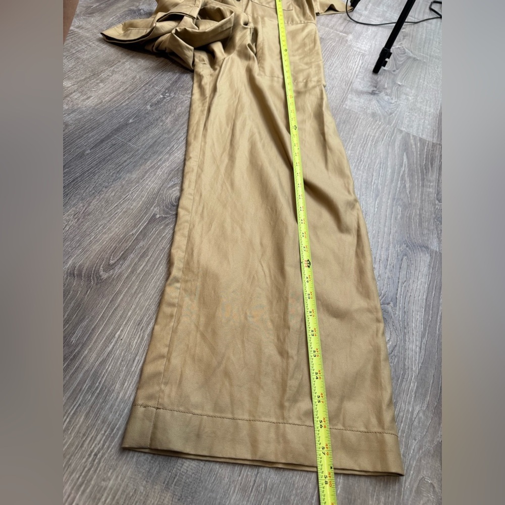 NWT Banana Republic Wide-Leg Jumpsuit in “New British Khaki” Medium - Picture 7 of 10